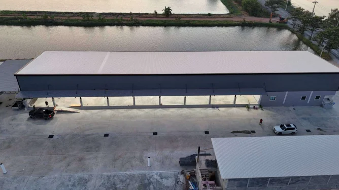 งานออกแบบและก่อสร้างโรงงาน